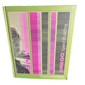 Vintage Gregg Speed Building Reference Book